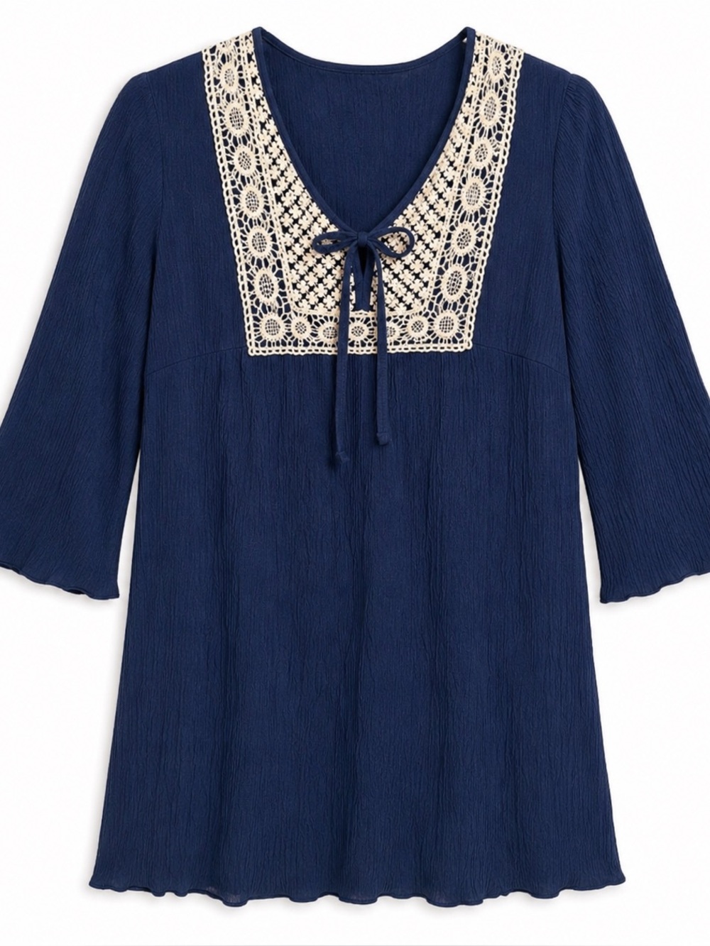 Agenda Blue Boho Dress